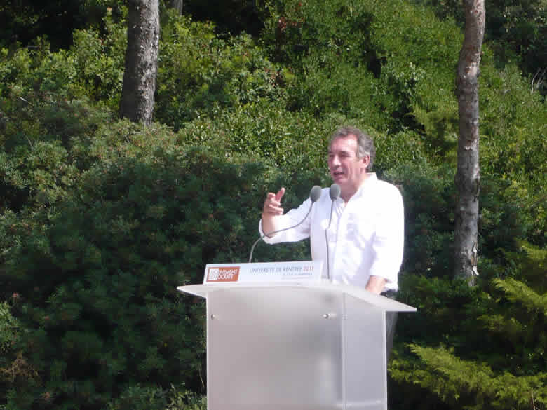 François Bayrou Giens 2011